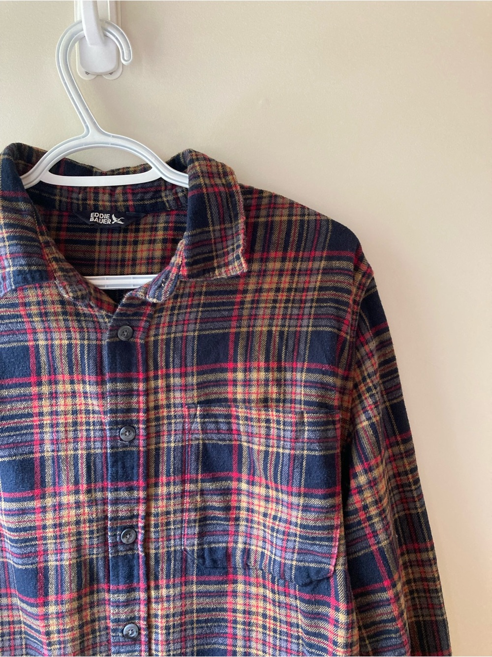 Eddie Bauer Plaid Button-Down Shirt
